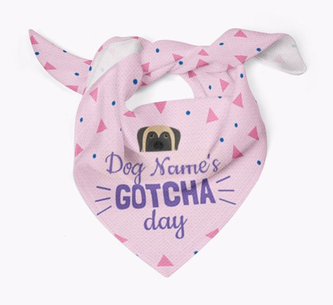 'Gotcha Day' - Personalised {breedFullName} Bandana